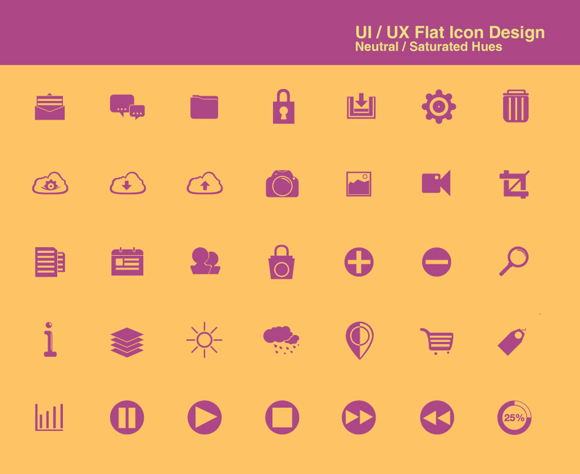 UI Icons: Natural Flat